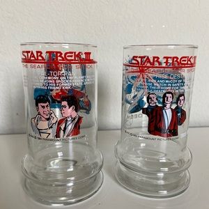 Vintage 1984 Taco Bell Collectors cups Star Trek
